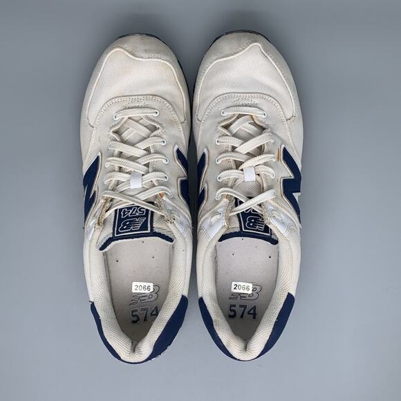 New Balance 574 White Running Shoes ML574HRW Men’s Sz‎ 11.5 - Picture 4 of 10